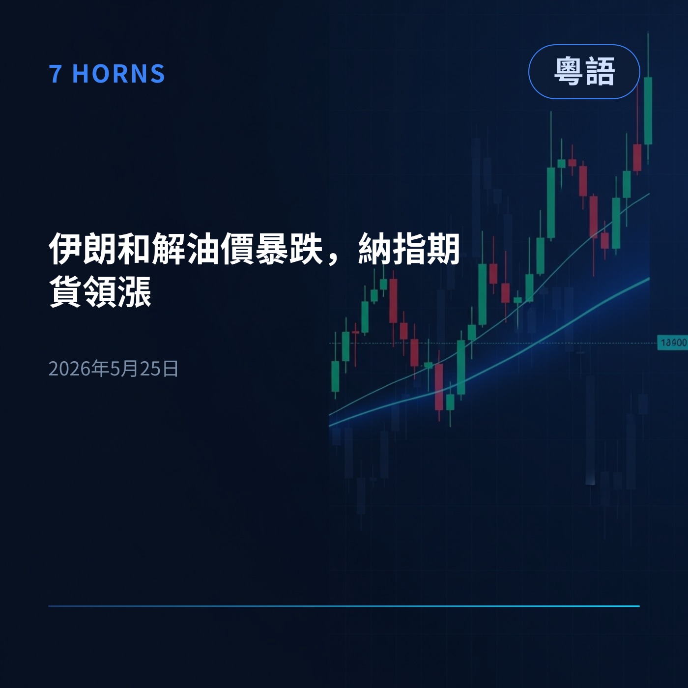 伊朗和解油價暴跌，納指期貨領漲 episode artwork