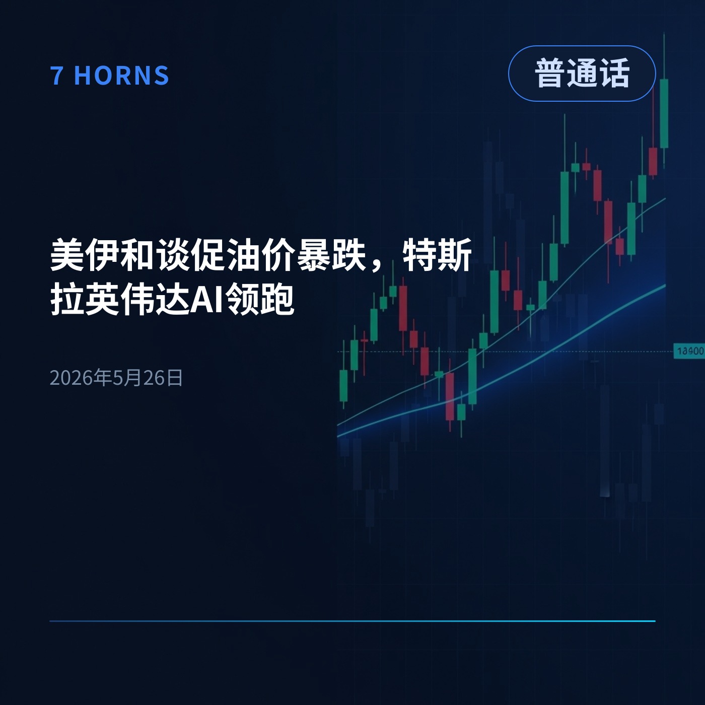 美伊和谈促油价暴跌，特斯拉英伟达AI领跑 episode artwork