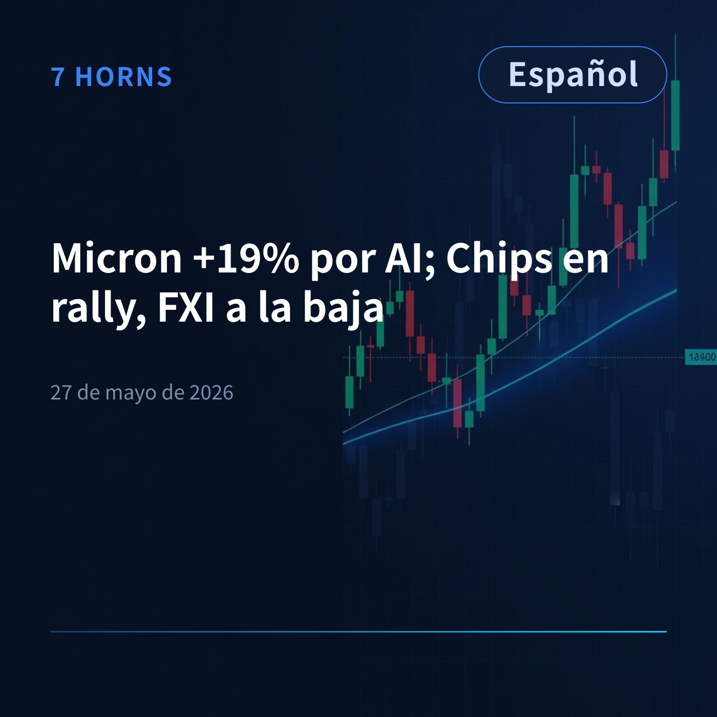 Micron +19% por AI; Chips en rally, FXI a la baja episode artwork