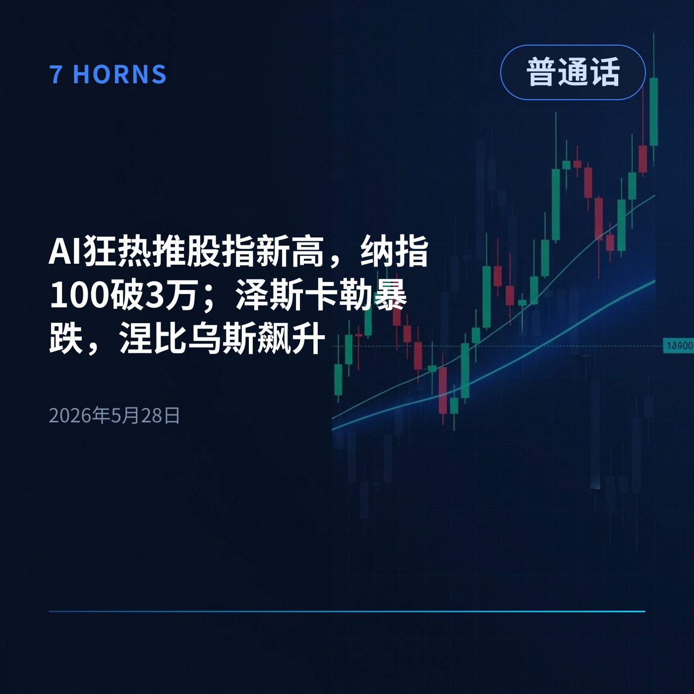AI狂热推股指新高，纳指100破3万；泽斯卡勒暴跌，涅比乌斯飙升 episode artwork