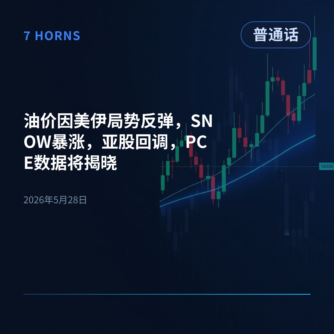 油价因美伊局势反弹，SNOW暴涨，亚股回调，PCE数据将揭晓 episode artwork