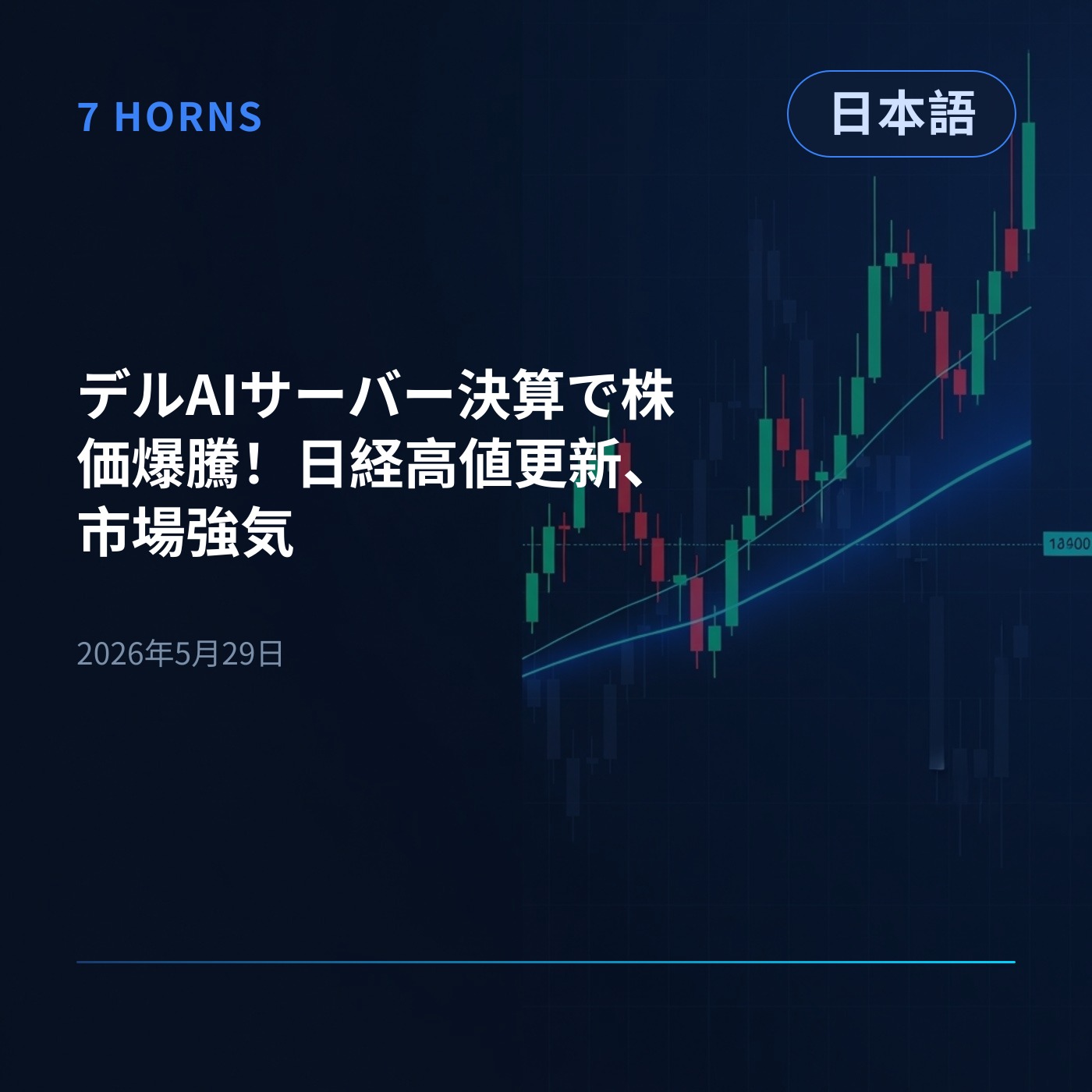 デルAIサーバー決算で株価爆騰！日経高値更新、市場強気 episode artwork