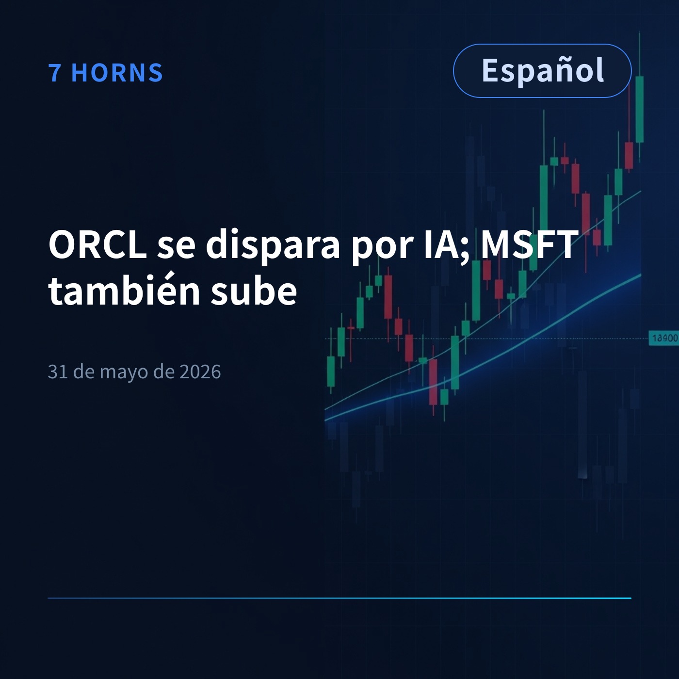 ORCL se dispara por IA; MSFT también sube episode artwork