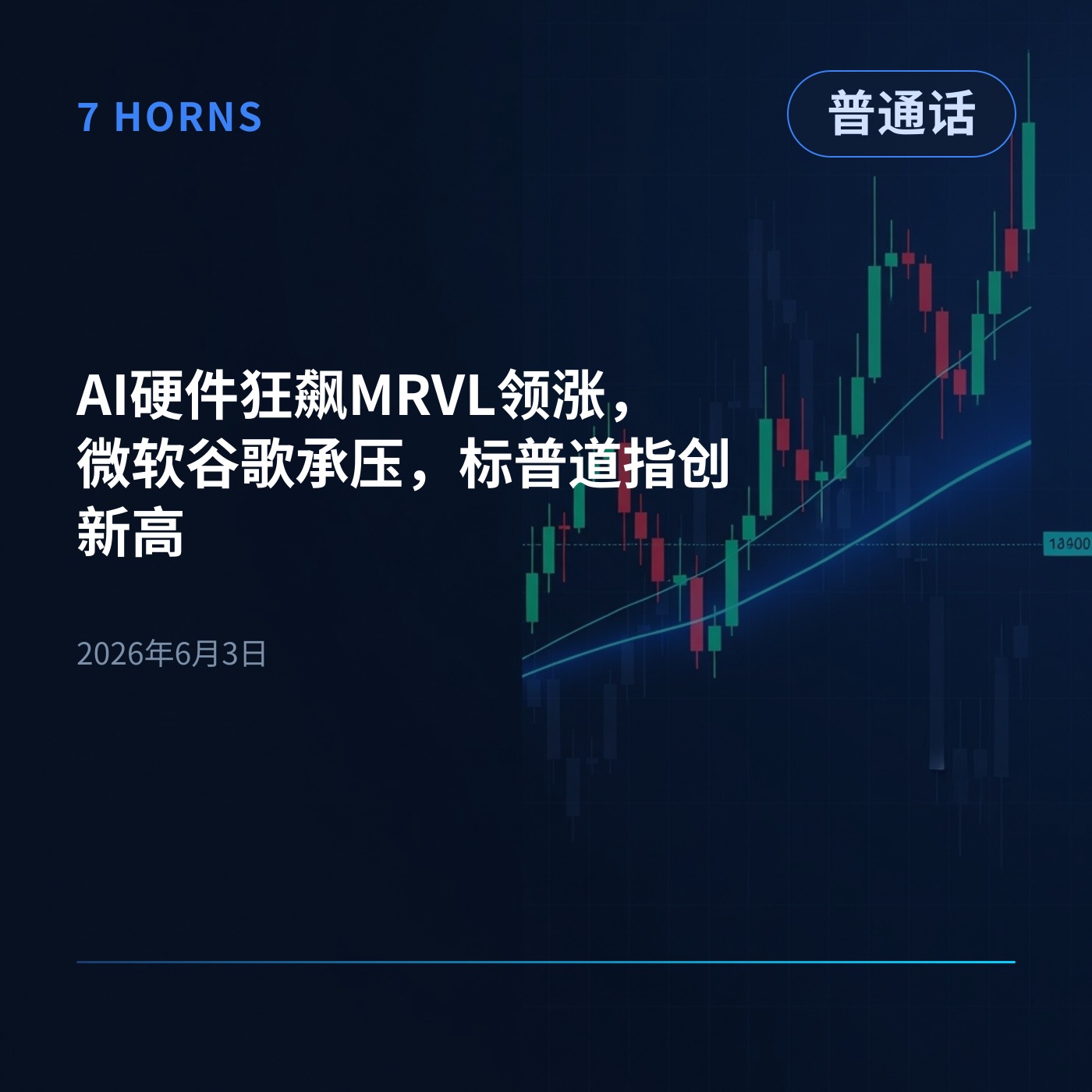 AI硬件狂飙MRVL领涨，微软谷歌承压，标普道指创新高 episode artwork